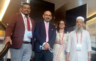 Anupam Sibal and Rukunuzzaman