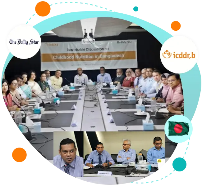 Invited as a designated Discussant for the Roundtable Discussion at icddr,b