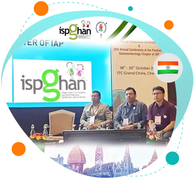Faculty as a Moderator 6th ISPGHAN Cindian society of Pediatric Gastroenterology