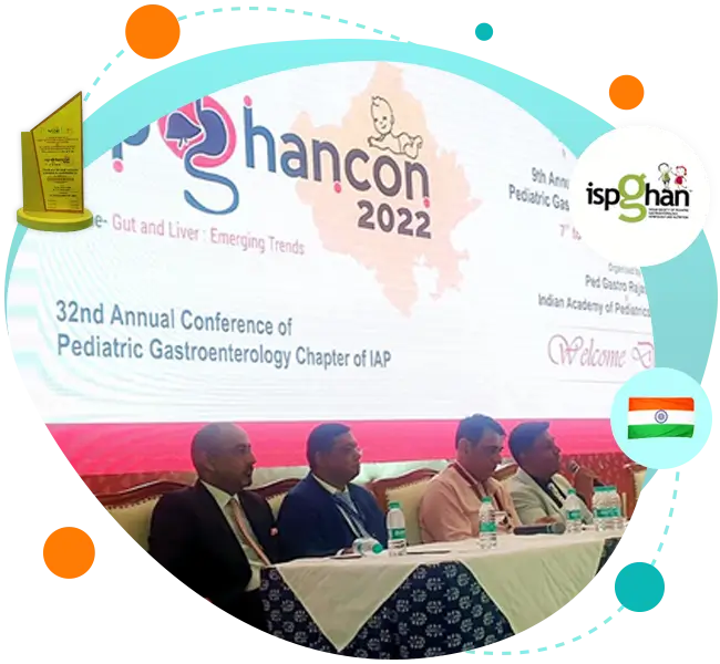9th Indian Society of Pediatric Gastroenterology 2022 as Invited Faculty as a Chairperson