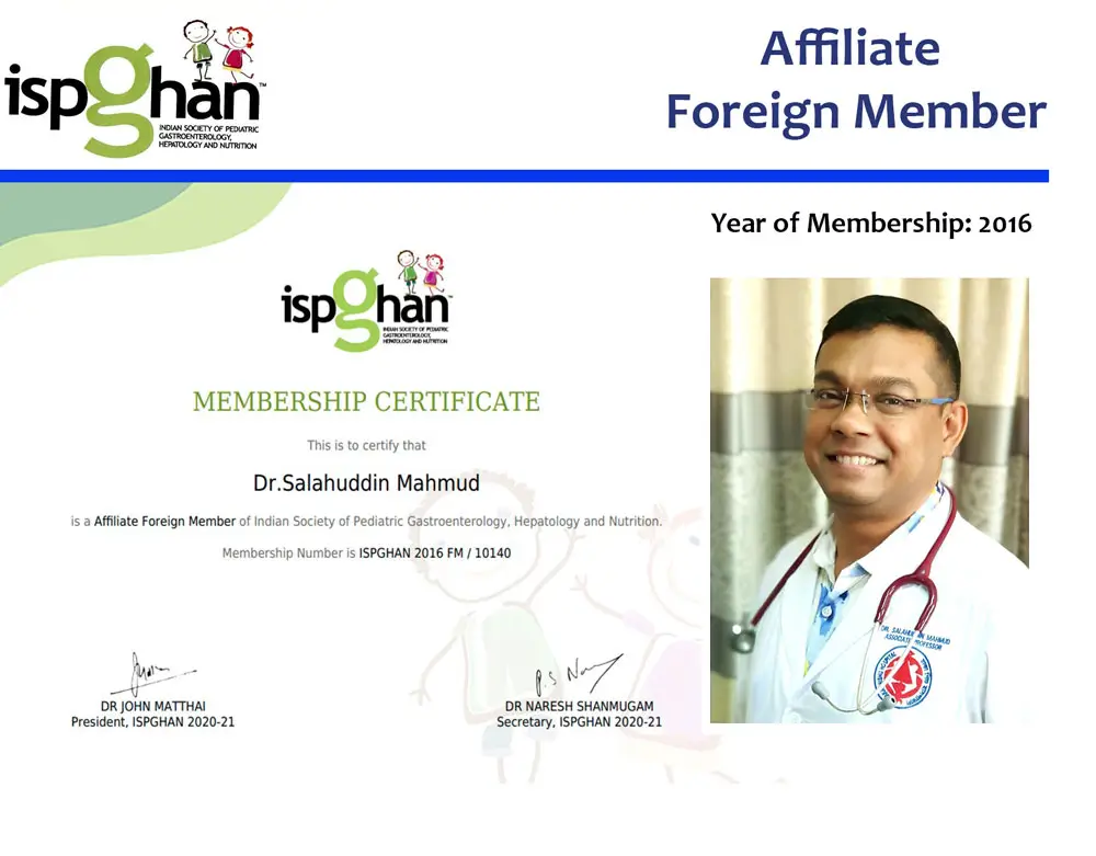 ISPGHAN Membership Details