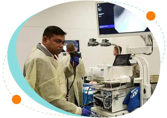 Process of endoscopic biopsy test